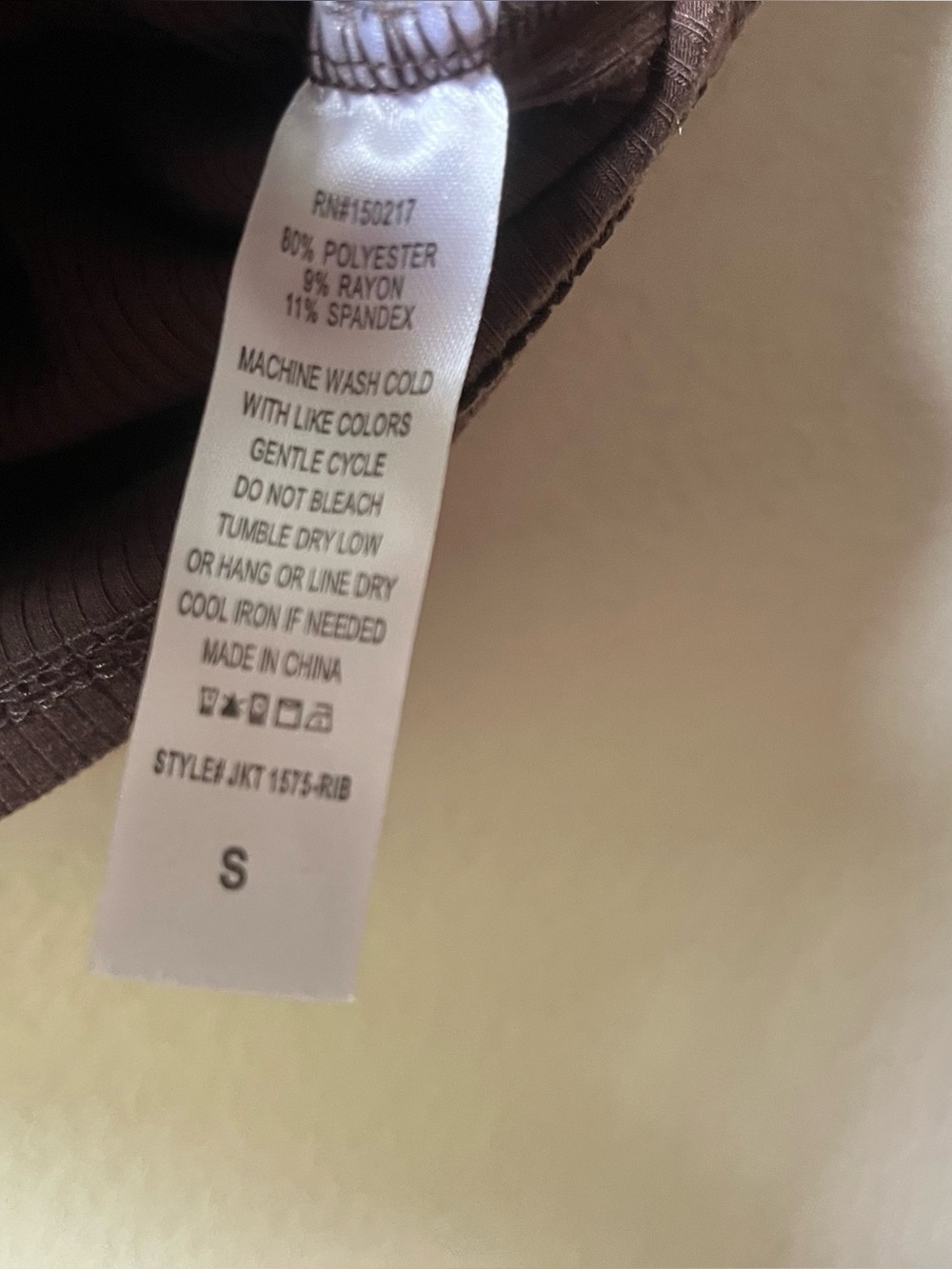 Good Days Project Brown Ribbed Button Tank - Picture 3 of 4